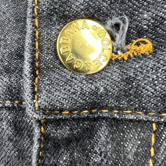 Dolce & Gabbana Men’s Size 48 IT/ 34 US Gray Denim Jeans - Picture 8 of 15
